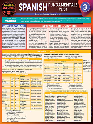 cover image of Spanish Fundamentals 3--Verbs